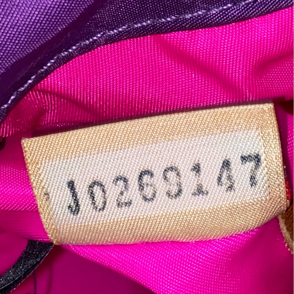 Dooney & Bourke Nylon Medium Purple Valerie Shoulder Bag - Picture 13 of 15
